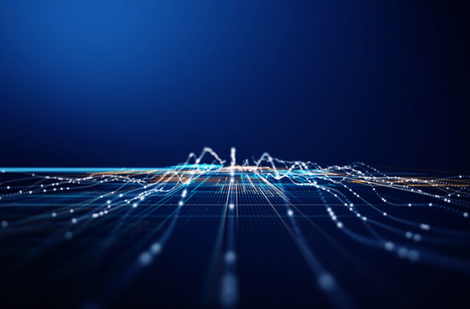 Abstract data grid representing an integrated campus systems platform